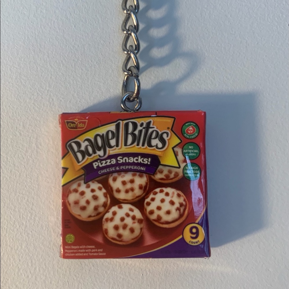 ACRYLIC COATED mini brand keychain